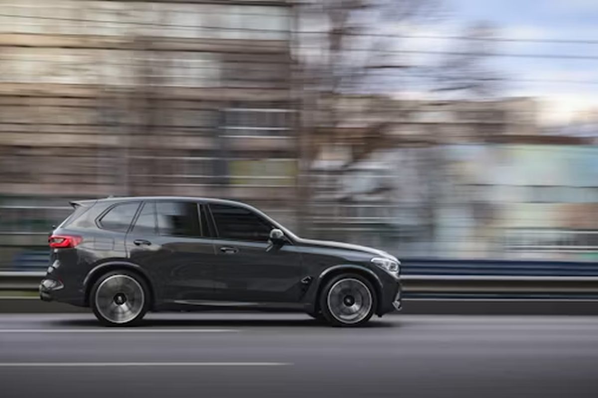 BMW X5 onderweg — Duitsland-route